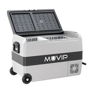 REAC NEVERA PORTATIL CON COMPRESOR 44L 80W CON RUEDAS DOBLE ZONA MUVIP - MV0580-2