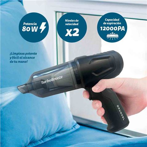 ASPIRADORA PARA COCHE 12KPA FILTRO HEPA GRUNKEL - CARFORCE2-2