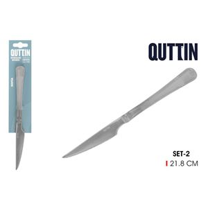PACK 2 CUCHILLOS CHULETEROS 21.8CM SOFIA QUTTIN - QT1507F4008