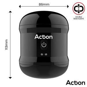 MASTURBADOR MASCULINO DOBLE ORIFICIO ACTION THOR - AC-685-2