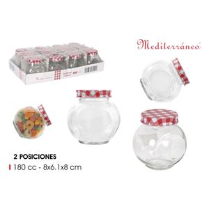 TARRO VIDRIO 2 POSICIONES 180ML TAPA ROSCA - BY03030176028-1 TARRO VIDRIO 2 POSICIONES 180ML TAPA ROSCA - BY03030176028-1