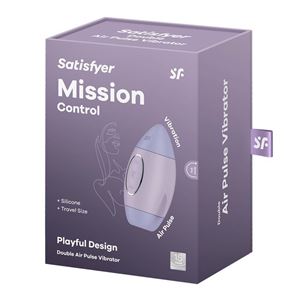 SUCCIONADOR Y VIBRADOR MISSION CONTRL SATISFYER - 4061504060088-1