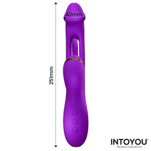 VIBRADOR CON LENGUA Y CABEZALES INTERCAMBIABLES SITER 2.0 INTOYOU - U-075-2