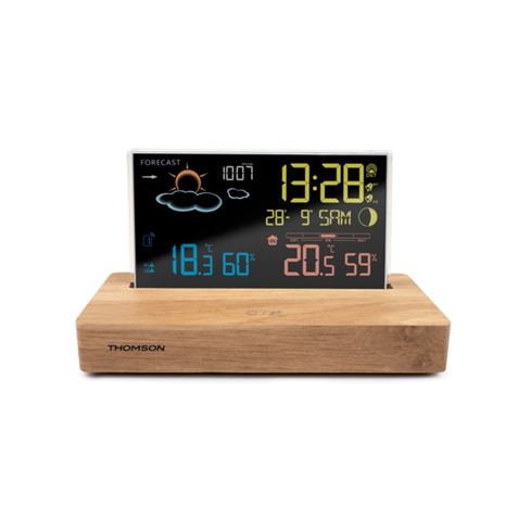 ESTACION METEOROLOGICA CON RELOJ DESPERTADOR CT610 THOMSOM - CT610