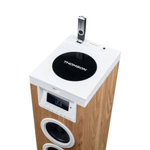 TORRE DE SONIDO 30W | FM | USB | MADERA BLANCO DS121CD THOMSOM - DS121CD TORRE DE SONIDO 30W | FM | USB | MADERA BLANCO DS121CD THOMSOM - DS121CD