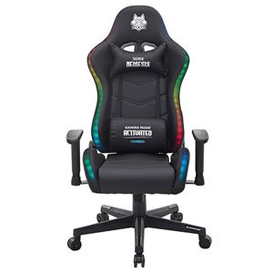 SILLA GAMING RGB SERIE FENRIR NEGRA CROMAD - CR1230
