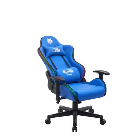 SILLA GAMING RGB SERIE FENRIR AZUL CROMAD - CR1231-2