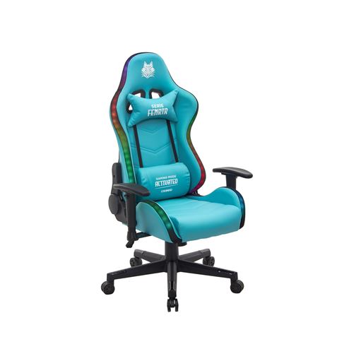 SILLA GAMING RGB SERIE FENRIR VERDE CROMAD - CR1232-1