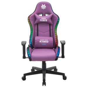 SILLA GAMING RGB SERIE FENRIR VIOLETA CROMAD - CR1233