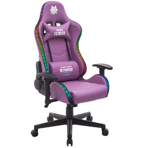 SILLA GAMING RGB SERIE FENRIR VIOLETA CROMAD - CR1233-1