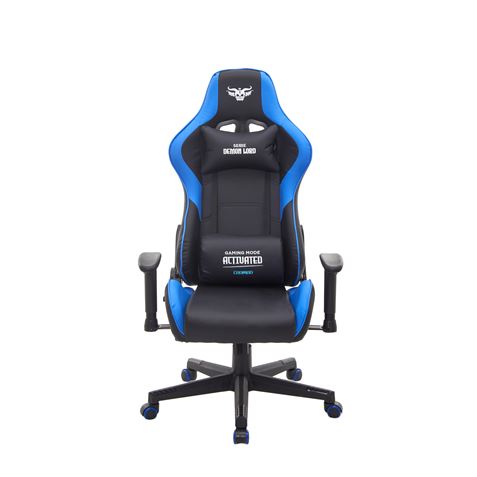 SILLA GAMING SERIE DEMON LORD AZUL CROMAD - CR1236