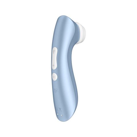 SATISFYER PRO2 + SUCCIONADOR CON VIBRACION AZUL - 4061504031323-1