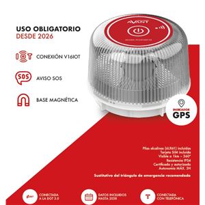 BALIZA V16 GEOLOCALIZADA DGT 3.0 AVANT - AV1201-1