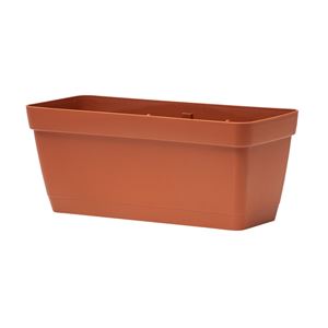 MACETA RECTANGULAR 40CM TERRACOTA CON DEPOSITO DE AGUA ARTPLAST - POT040CRCO