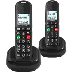 TELEFONO ALCATEL SENIOR TECLAS GRANDES DUO XL685 NEGRO - XL685DUOBK