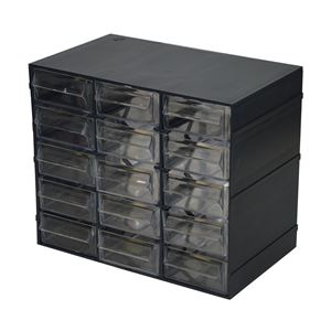 MUEBLE ORGANIZADOR PLASTICO 228X140X190MM CON 15 CAJONES ARTPLAST - Hobby15-1