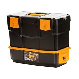 CAJA DE HERRAMIENTAS 420×220×340MM CON ORGANIZADORES Y BANDEJA ARTPLAST - 6500V