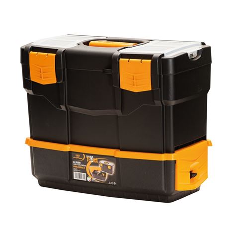CAJA DE HERRAMIENTAS 420×220×340MM CON ORGANIZADORES Y BANDEJA ARTPLAST - 6500V