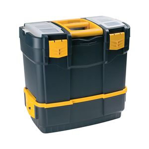 CAJA DE HERRAMIENTAS 460×280×455MM CON ORGANIZADORES Y BANDEJA ARTPLAST - 6700V-1
