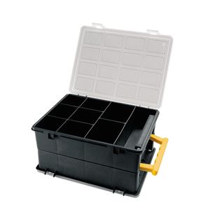 ORGANIZADOR DOBLE PLÁSTICO 242×188×120MM CON DIVISORES ARTPLAST - 4350