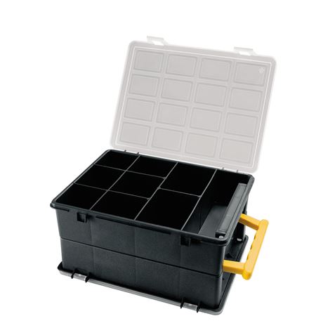 ORGANIZADOR DOBLE PLÁSTICO 242×188×120MM CON DIVISORES ARTPLAST - 4350