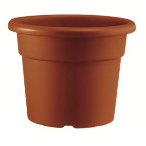 MACETA REDONDA DIAMETRO 25CM TERRACOTA ARTPLAST - CIL025CBCO