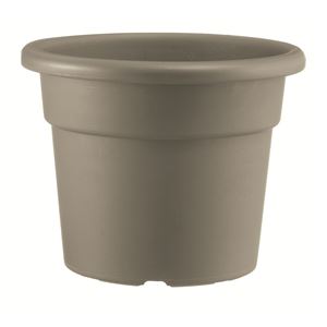 MACETA REDONDA DIAMETRO 18CM TAUPE ARTPLAST - CIL018CBTO