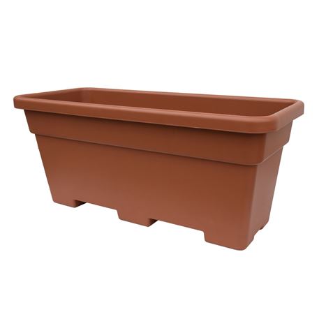 JARDINERA MAXI RECTANGULAR 100CM TERRACOTA ARTPLAST - MAX100CBCO