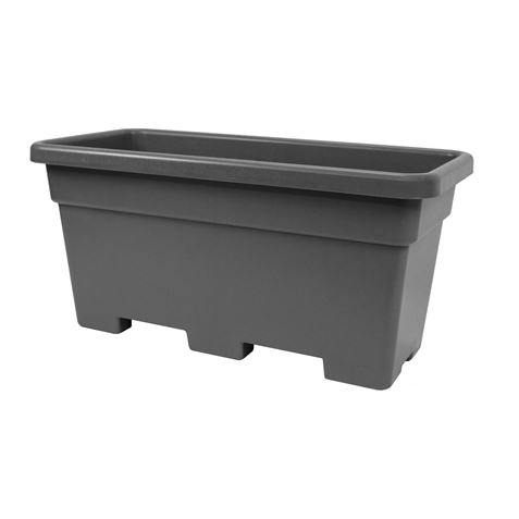 JARDINERA MAXI RECTANGULAR 80CM ANTRACITA ARTPLAST - MAX80CBAN