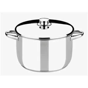 OLLA DE ACERO INOXIDABLE 16CM 2 LITROS OPTIMA CON TAPA ACERO MONIX - M453016