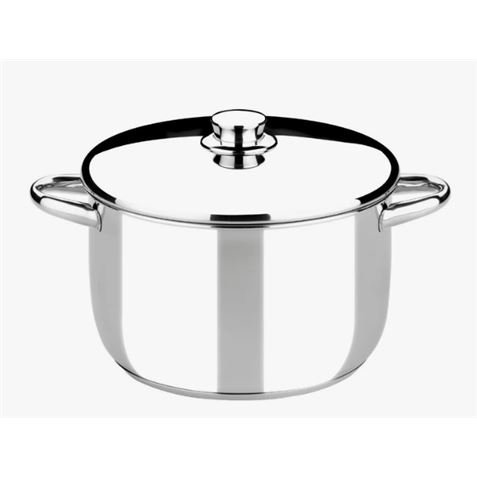 OLLA DE ACERO INOXIDABLE 18CM 3 LITROS OPTIMA CON TAPA ACERO MONIX - M453018