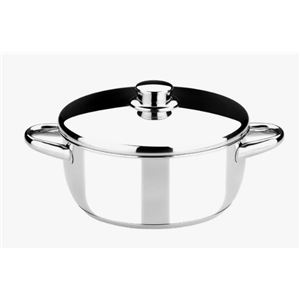 CACEROLA ACERO INOXIDABLE 26CM 5 LITROS OPTIMA CON TAPA ACERO MONIX - M451026