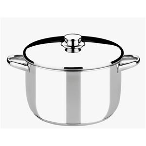 OLLA DE ACERO INOXIDABLE 30CM 12 LITROS OPTIMA CON TAPA ACERO MONIX - M453030