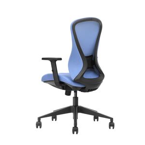REACONDICIONADA SILLA OFICINA GAMA SENIOR SE1700 AZUL CROMAD - CR1202-5