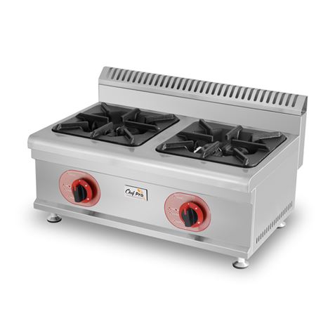 COCINA A GAS PROFESIONAL 2 FUEGOS CHEF PRO - CF0127-1
