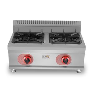 COCINA A GAS PROFESIONAL 2 FUEGOS CHEF PRO - CF0127-2