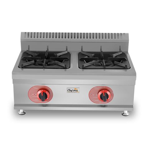 COCINA A GAS PROFESIONAL 2 FUEGOS CHEF PRO - CF0127-2