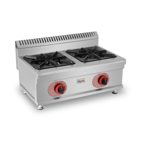 COCINA A GAS PROFESIONAL 2 FUEGOS CHEF PRO - CF0127-3