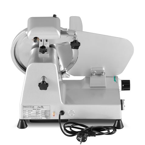 CORTADORA DE CARNE Y FIAMBRE PROFESIONAL 250MM, 240W CHEF PRO - CF0130-3