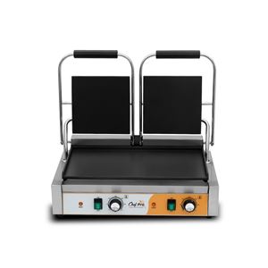 SANDWICHERA INDUSTRIAL DOBLE PLACAS LISAS 3600W CHEF PRO - CF0112-2