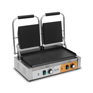 SANDWICHERA INDUSTRIAL DOBLE PLACAS LISAS 3600W CHEF PRO - CF0112-3