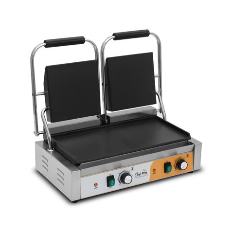 SANDWICHERA INDUSTRIAL DOBLE PLACAS LISAS 3600W CHEF PRO - CF0112-3