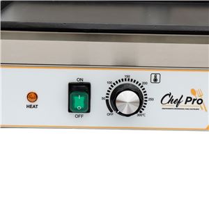 SANDWICHERA INDUSTRIAL DOBLE PLACAS LISAS 3600W CHEF PRO - CF0112-7