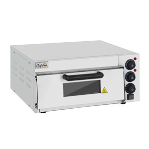 HORNO DE PIZZA ELÉCTRICO PROFESIONAL 1 CÁMARA 2000W CHEF PRO - CF0118-3