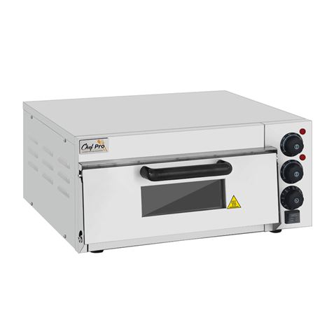 HORNO DE PIZZA ELÉCTRICO PROFESIONAL 1 CÁMARA 2000W CHEF PRO - CF0118-3