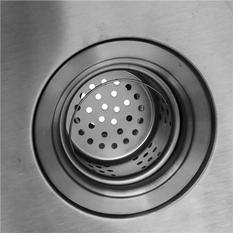 FREGADERO MURAL ACERO INOX PROFESIONAL CON GRIFO Y BACKSPLASH CHEF PRO - CF0143-7