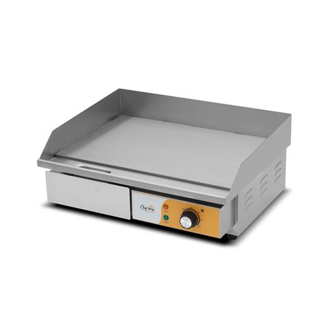 PLANCHA ELÉCTRICA PROFESIONAL SUPERFICIE LISA 3000W CHEF PRO - CF0107-1