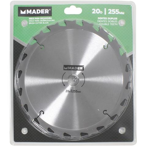 DISCO DESBROZADORA TUNGSTENO 255mm MADER - 48054-2