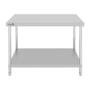 MESA DE TRABAJO ACERO INOXIDABLE 140X70X85CM CHEF PRO - CF0133-2