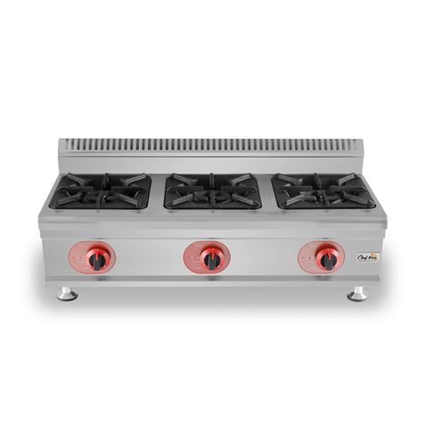 COCINA A GAS PROFESIONAL 3 FUEGOS CHEF PRO - CF0128-2